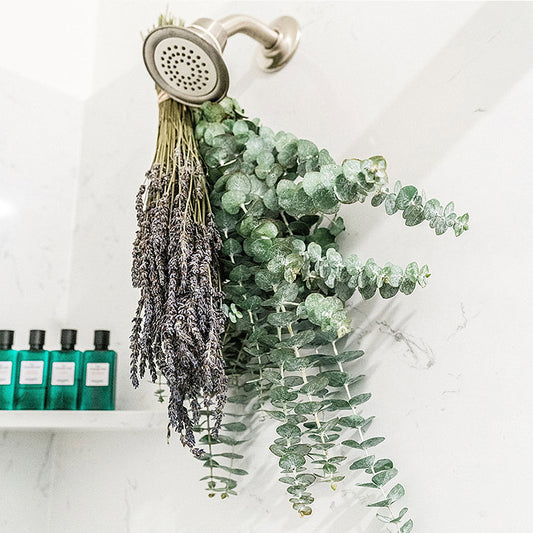 How to Make DIY Eucalyptus Shower Bundles - Bloomy Floral