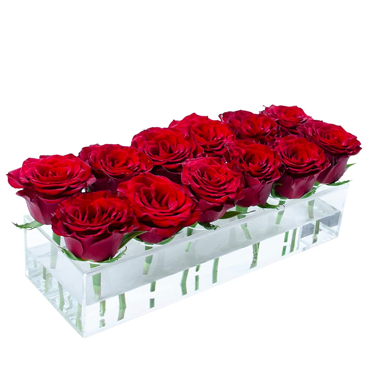 Rectangular Acrylic Flower Box for Floral Centerpiece