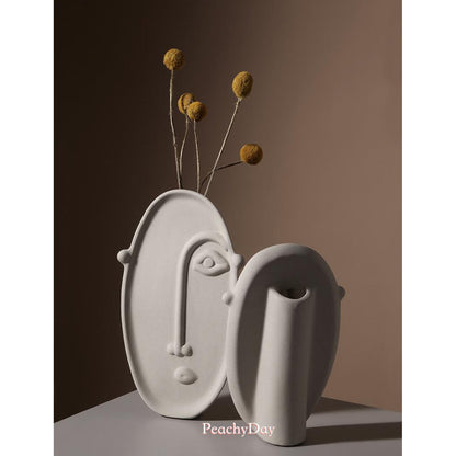 Picasso Ceramic Abstract Face Vase