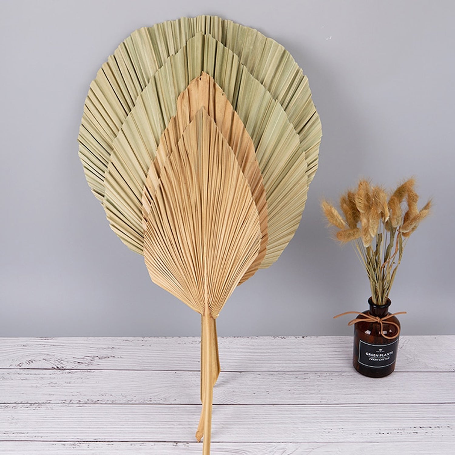 Dried Palms tropical wedding home decor wedding bouquet flower arrangements boho minimal farmhouse home decor