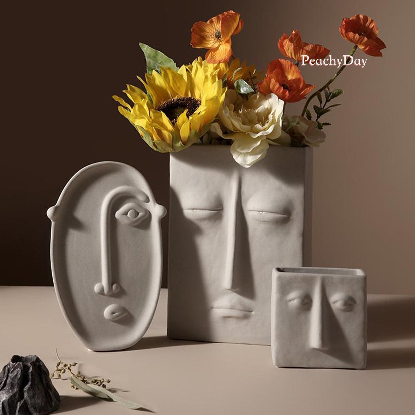 Picasso Ceramic Abstract Face Vase