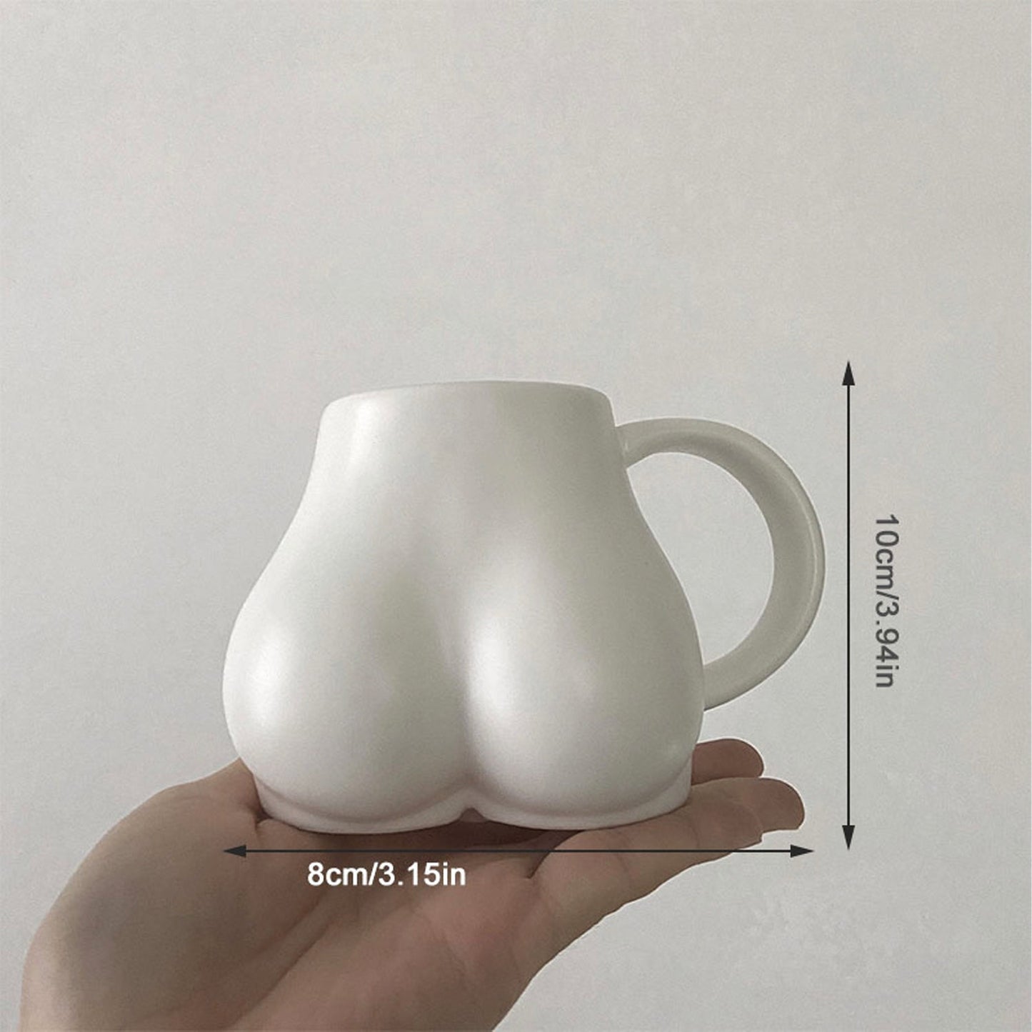 Ceramic Butt Vase Mug