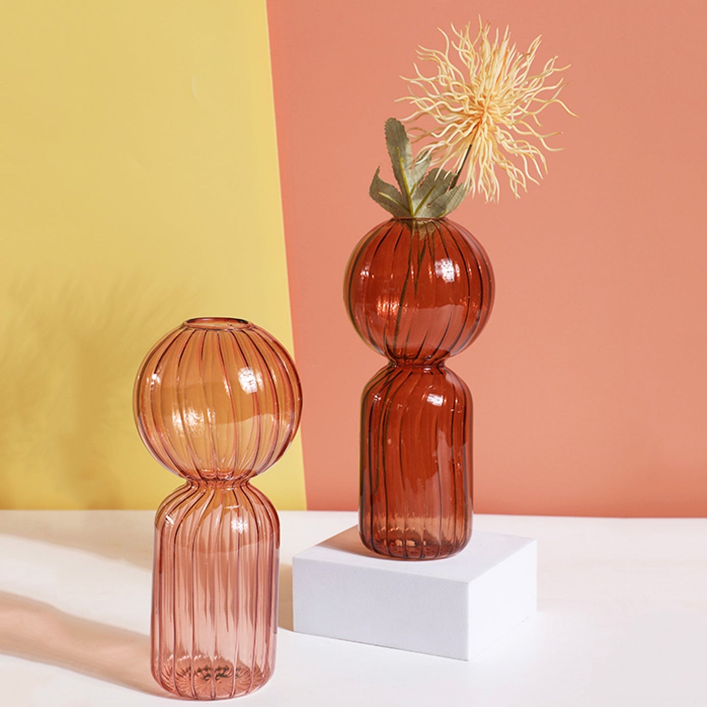 Glass Vase in 6 Colors