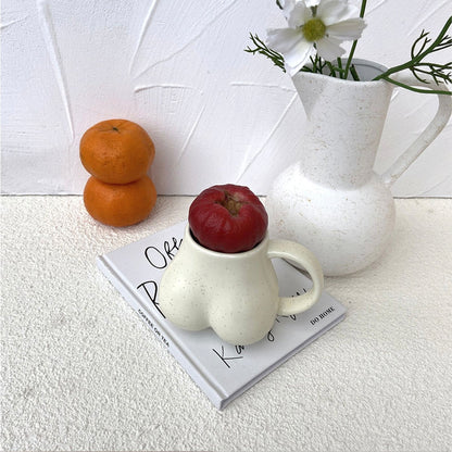 Ceramic Butt Vase white ceramic beige Female Form Body Decorative Boho Boob Booty Vase black bust vase