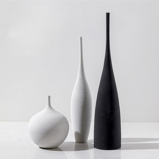 Black & White Ceramic Vase