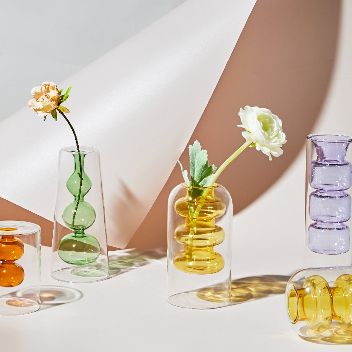 Colorful Glass Vases