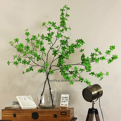 artificial faux Fake Dodan-tsutsuji Greenery Leaf Branch Plant indoor jungle garden greenery boho home plants