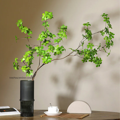 artificial faux Fake Dodan-tsutsuji Greenery Leaf Branch Plant indoor jungle garden greenery boho home plants