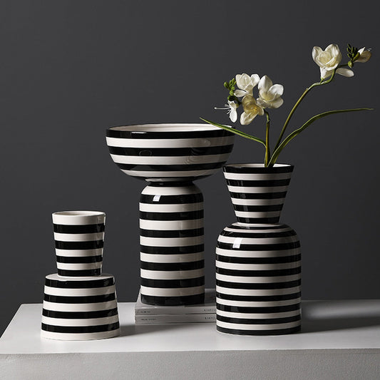 Black & White Ceramic Vase