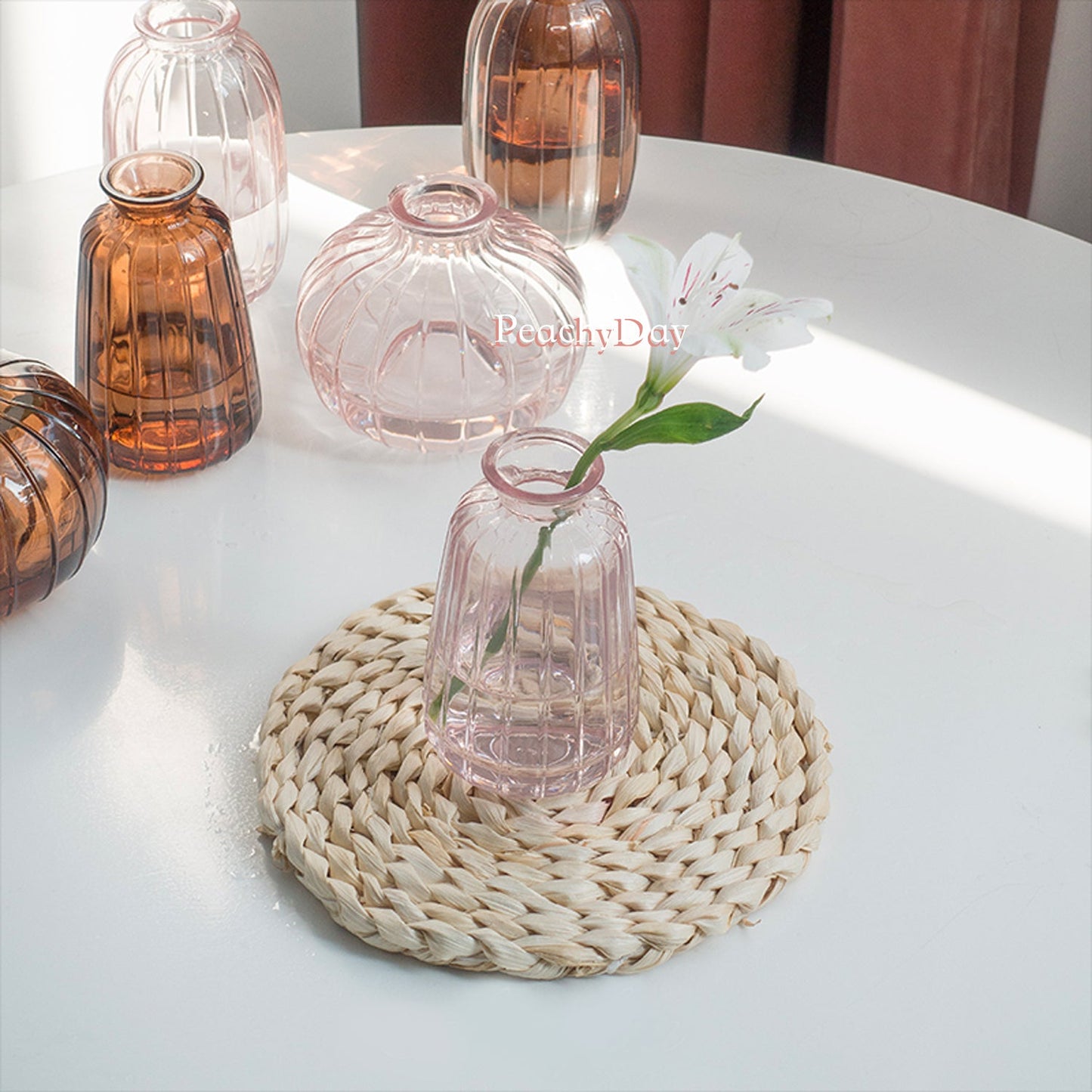 Glass Vase Set in 4 Colors