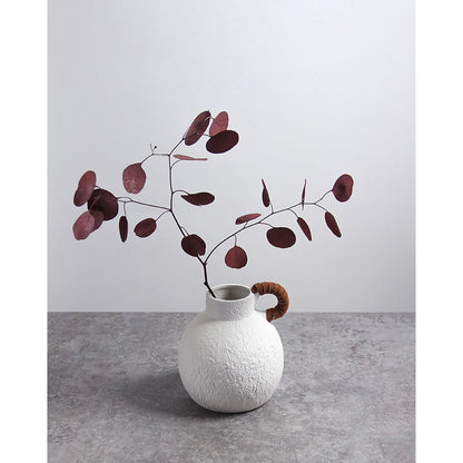 Nordic Handmade Ceramic Vase with Handle