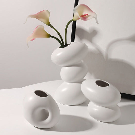 White Ceramic Vase