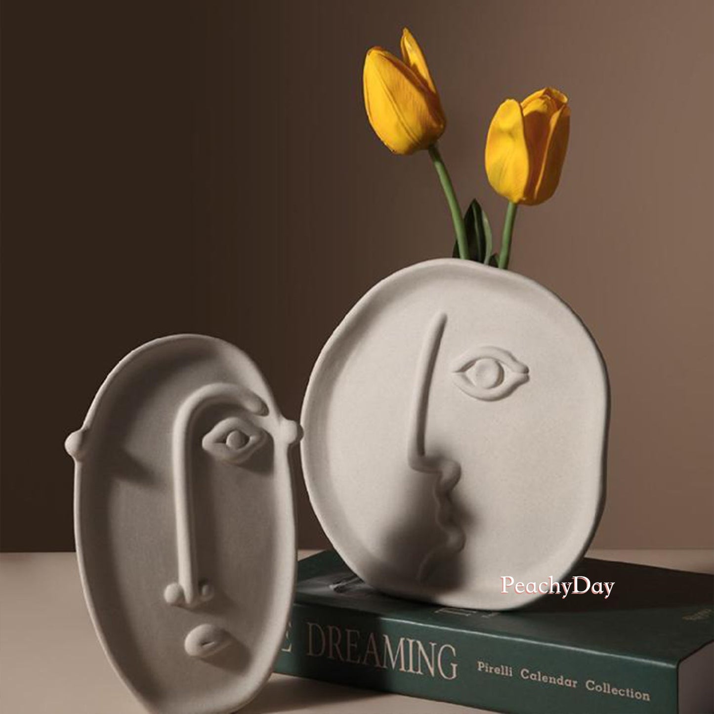 Picasso Ceramic Abstract Face Vase