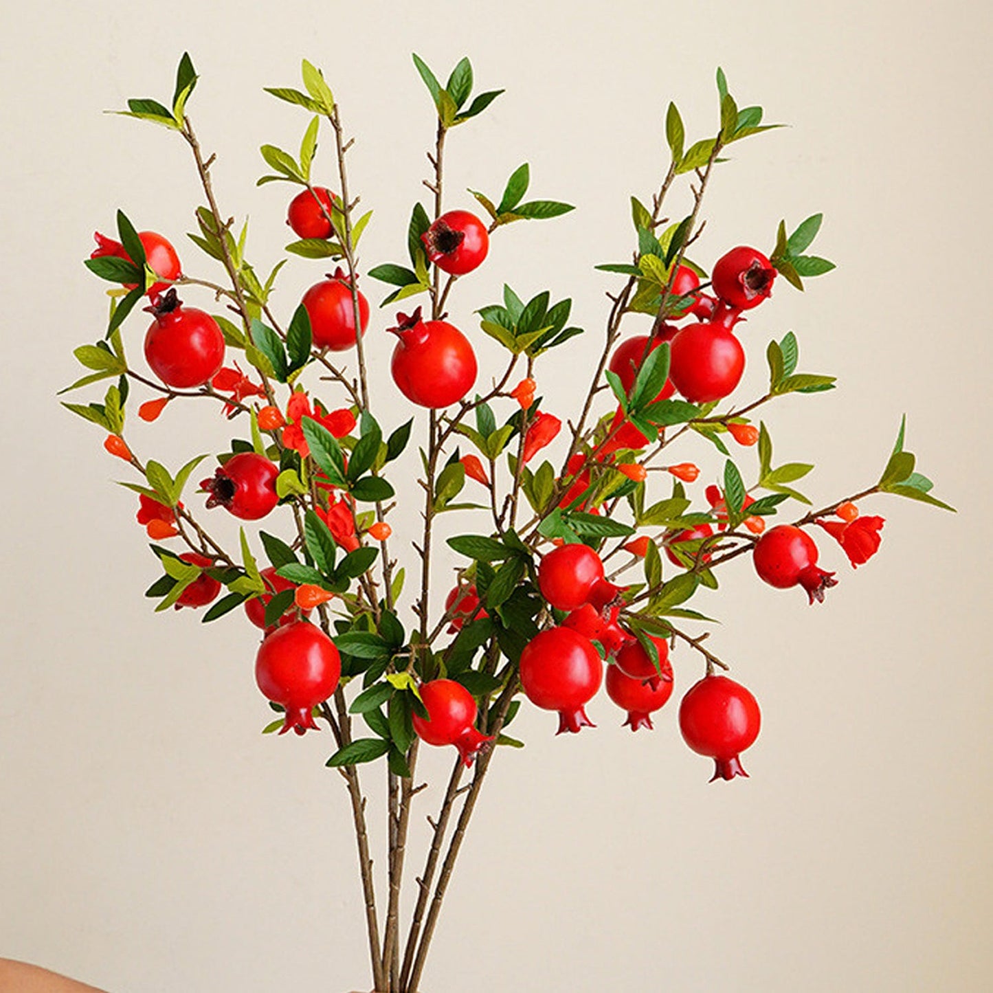 Artificial Pomegranate Branch 31.5" | 2 Colors