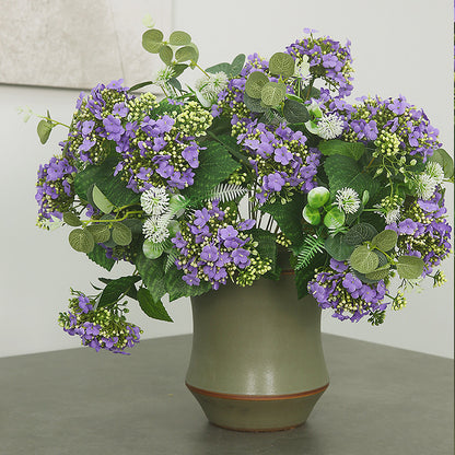 18" Faux Hydrangea Bouquet | 4 Colors