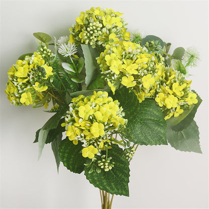 18" Faux Hydrangea Bouquet | 4 Colors