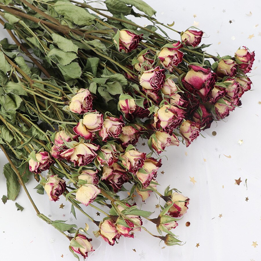 4.2oz Dried Rose Bouquet | 13 Colors