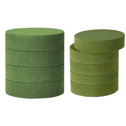 6.5" Round Floral Foam Blocks