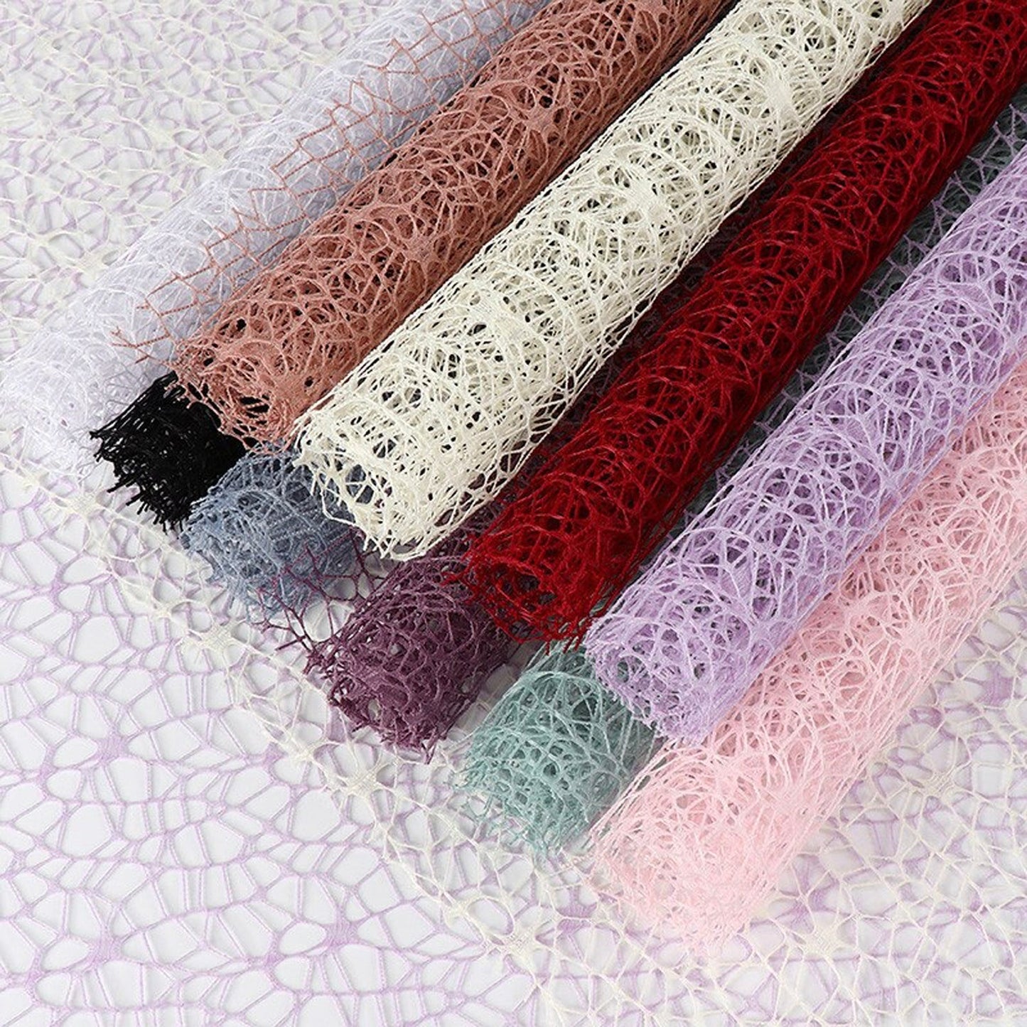 3Pcs Net Mesh Wrapping Sheets