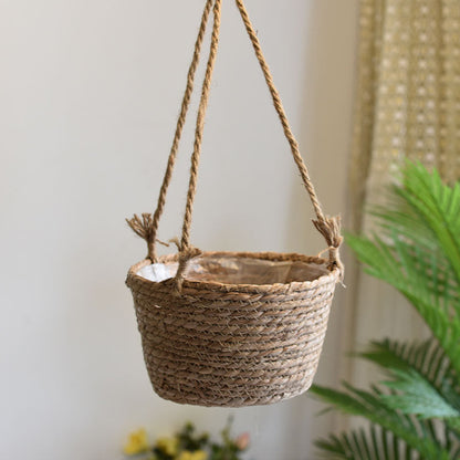 Jute Woven Hanging Planter