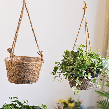 Jute Woven Hanging Planter