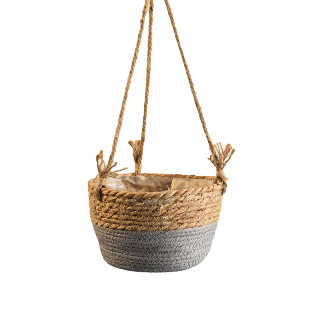 Jute Woven Hanging Planter