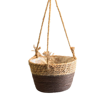 Jute Woven Hanging Planter