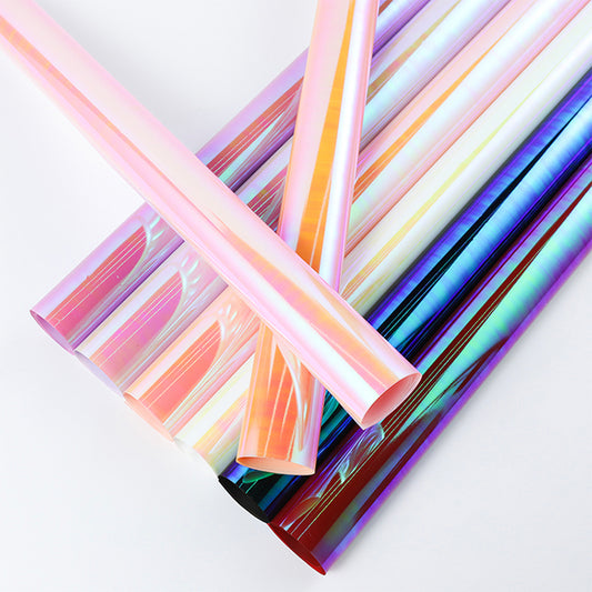 10 Sheets Iridescent Wrapping Paper