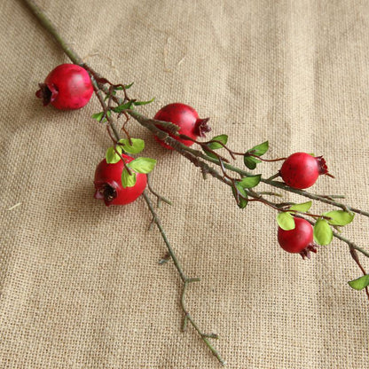 Artificial Pomegranate Branch 25.6" | 3 Colors