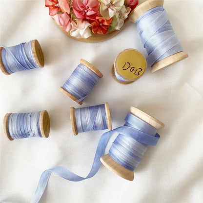 10.9Yd Blue Gradient Ribbon Rolls | 4 Colors