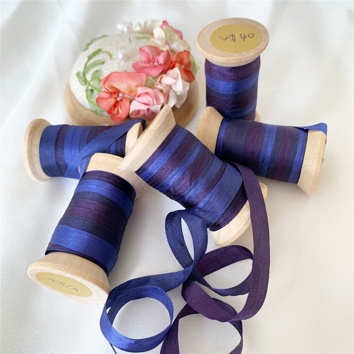 10.9Yd Blue Gradient Ribbon Rolls | 4 Colors