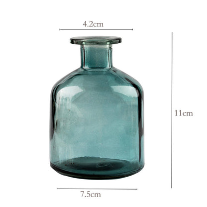 Colorful Glass Bottle Vases | 6 Colors