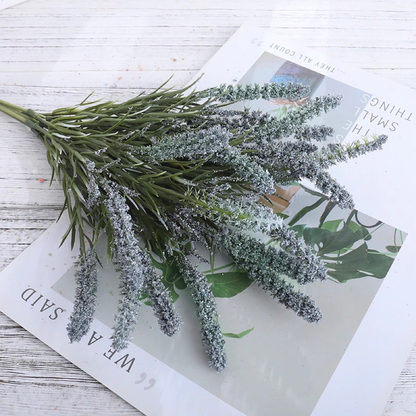 13.7" Artificial Lavender Stem | 6 Colors