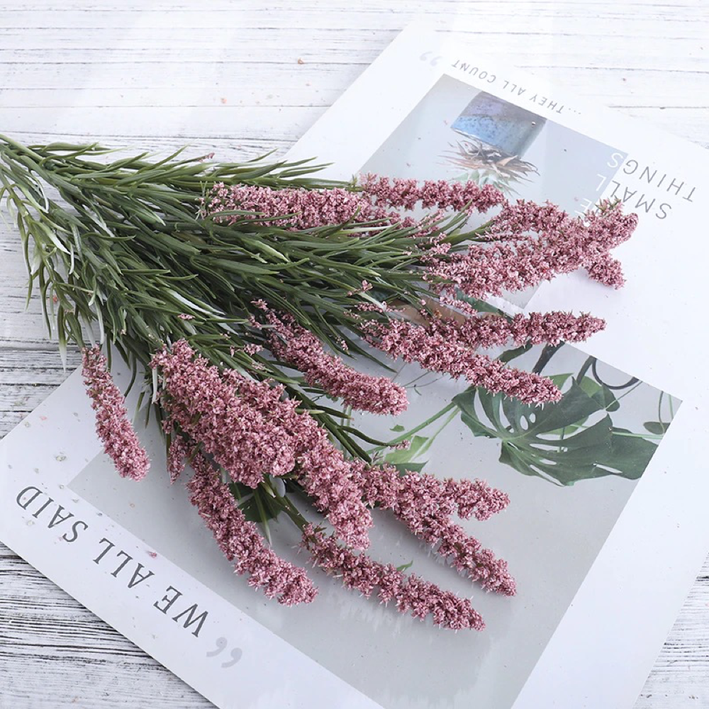 13.7" Artificial Lavender Stem | 6 Colors