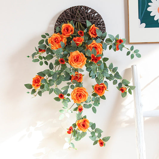 31.4" Faux Cascading Rose Hanging Flowers | 6 Colors