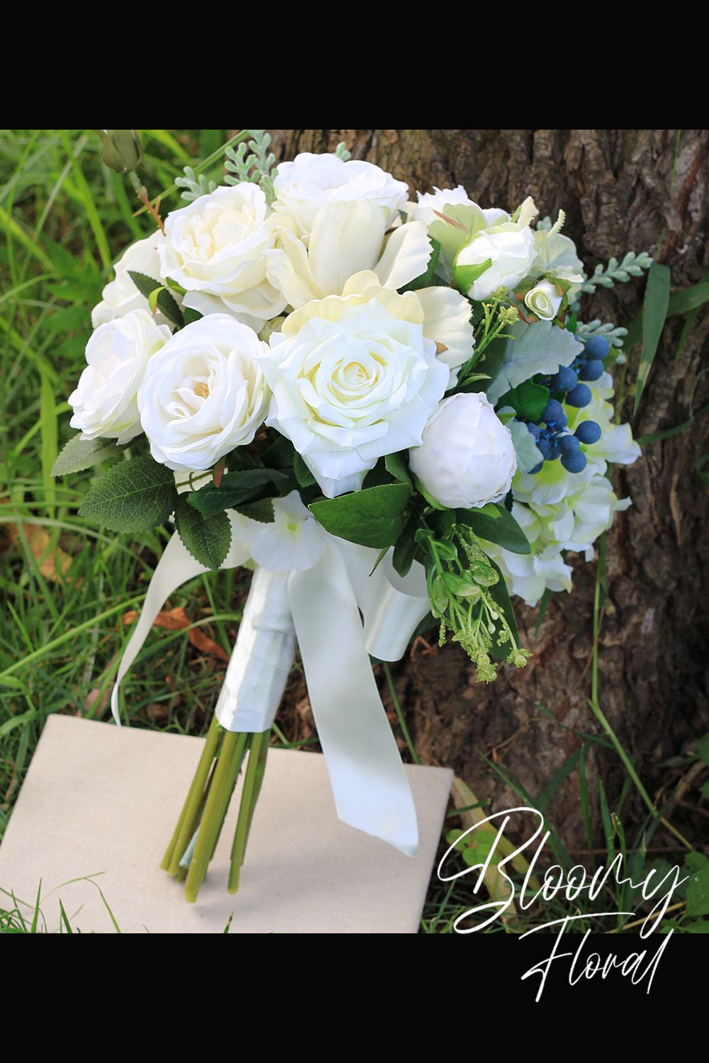artificial wedding bouquet white green bridal bouquet wedding bouquet for spring