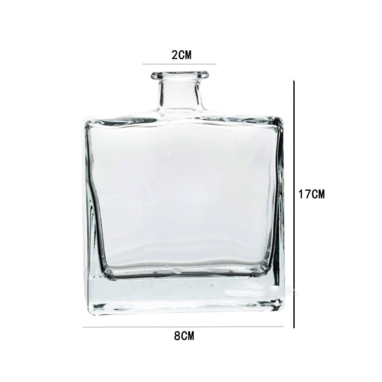 Clear Glass Bottle Vase