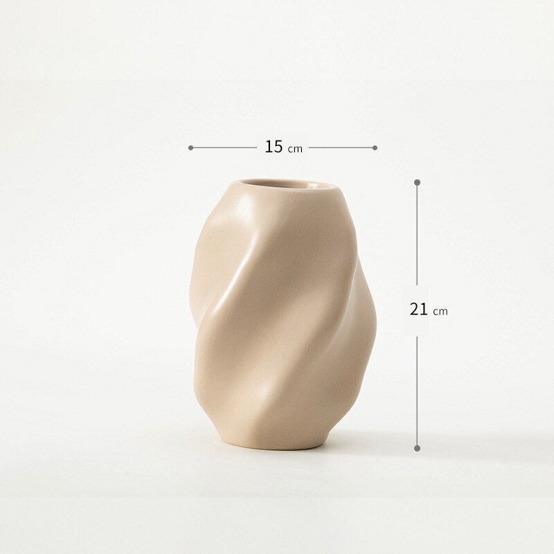 Streamlined Ceramic Vase