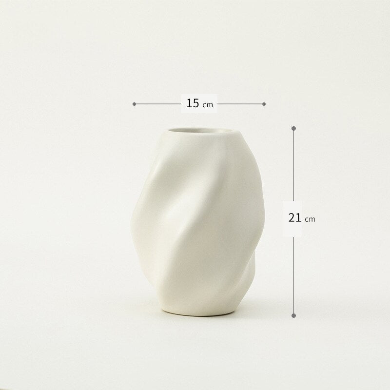 Streamlined Ceramic Vase