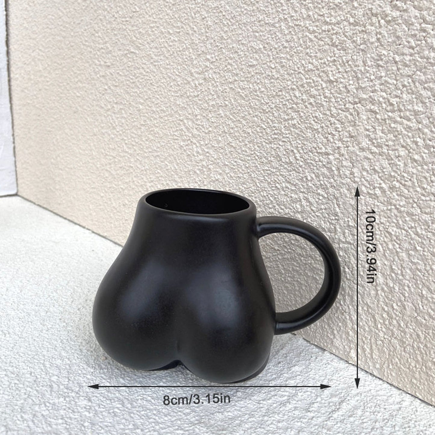 Ceramic Butt Vase Mug