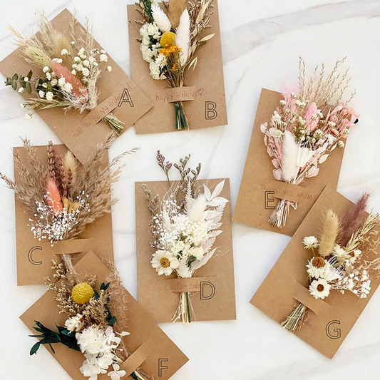 Boho Dried Flowers Mini Bouquets | 7 Styles