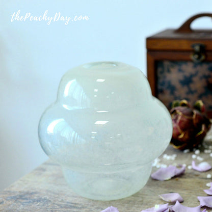 Colorful Glass Curlie Vase