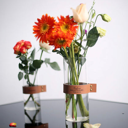 Clear Cylinder Glass Vase