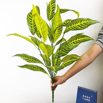 Artificial Croton Branch 29.5" | 4 Colors