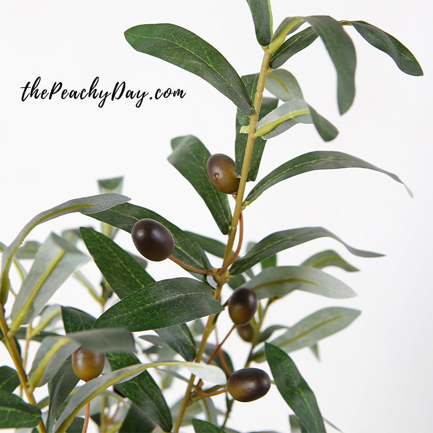 Large Potted Fake Olive Tree