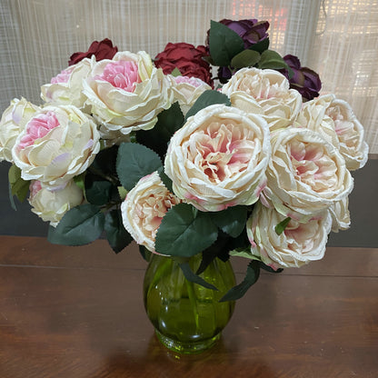 17.3" Artificial Peony Bouquet | 8 Colors