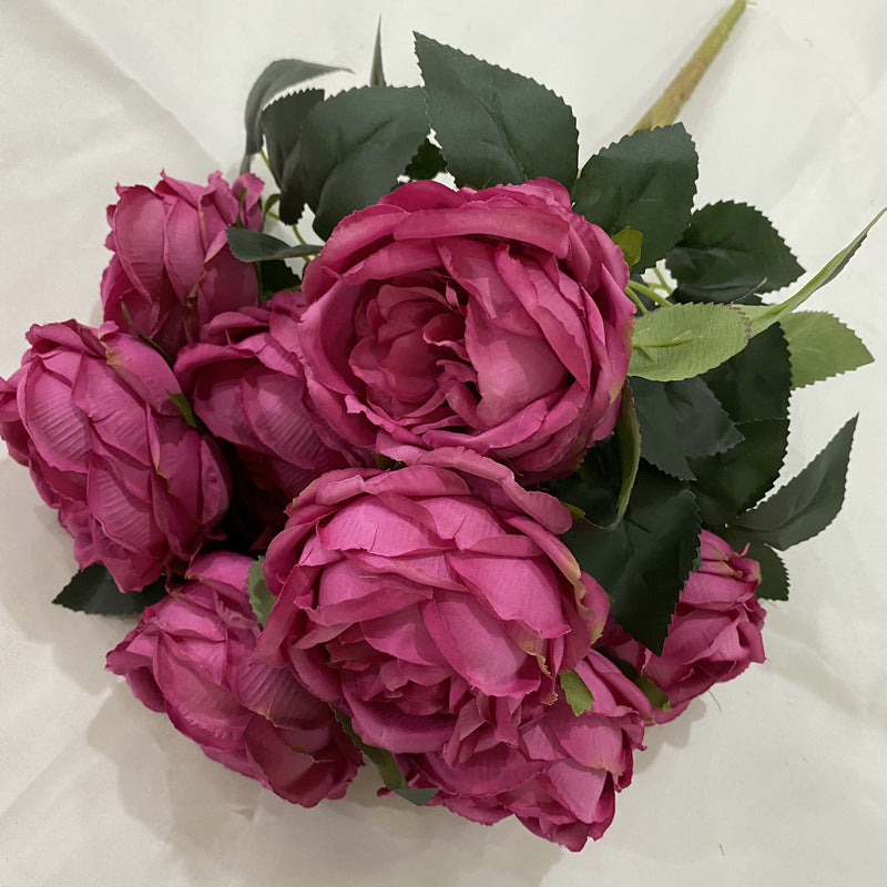 17.3" Artificial Peony Bouquet | 8 Colors