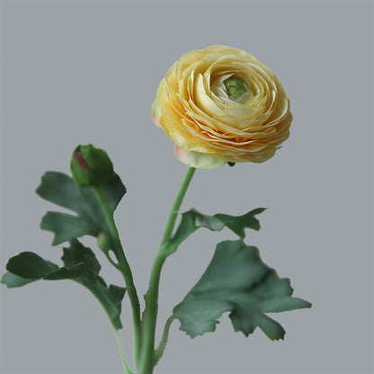 5 Stems Faux Ranunculus 20.4" | 4 Colors