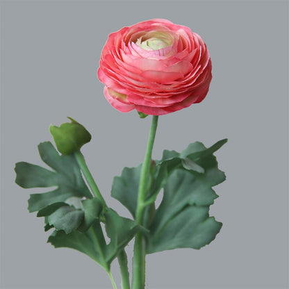 5 Stems Faux Ranunculus 20.4" | 4 Colors