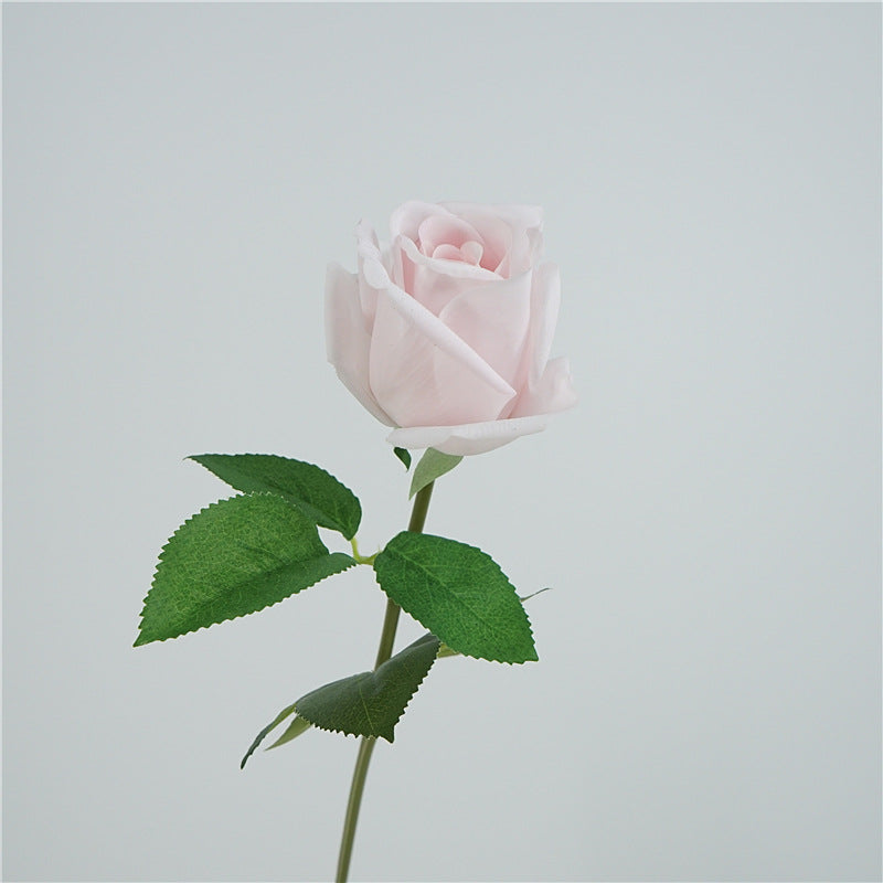 5 Stems Velvet Rose Bud 21.6" | 7 Colors